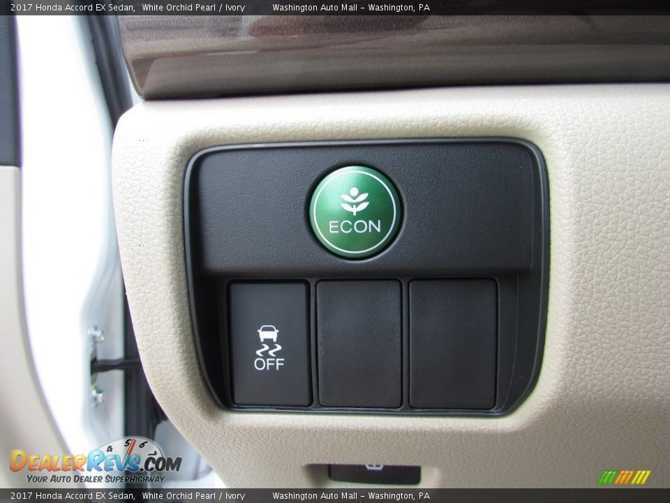 2017 Honda Accord EX Sedan White Orchid Pearl / Ivory Photo #17