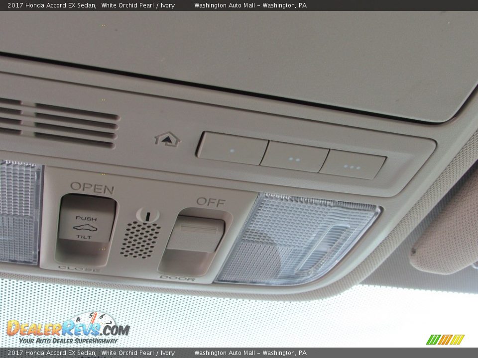 2017 Honda Accord EX Sedan White Orchid Pearl / Ivory Photo #21