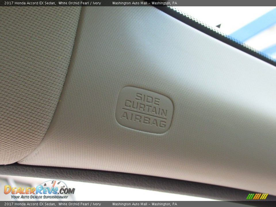 2017 Honda Accord EX Sedan White Orchid Pearl / Ivory Photo #23