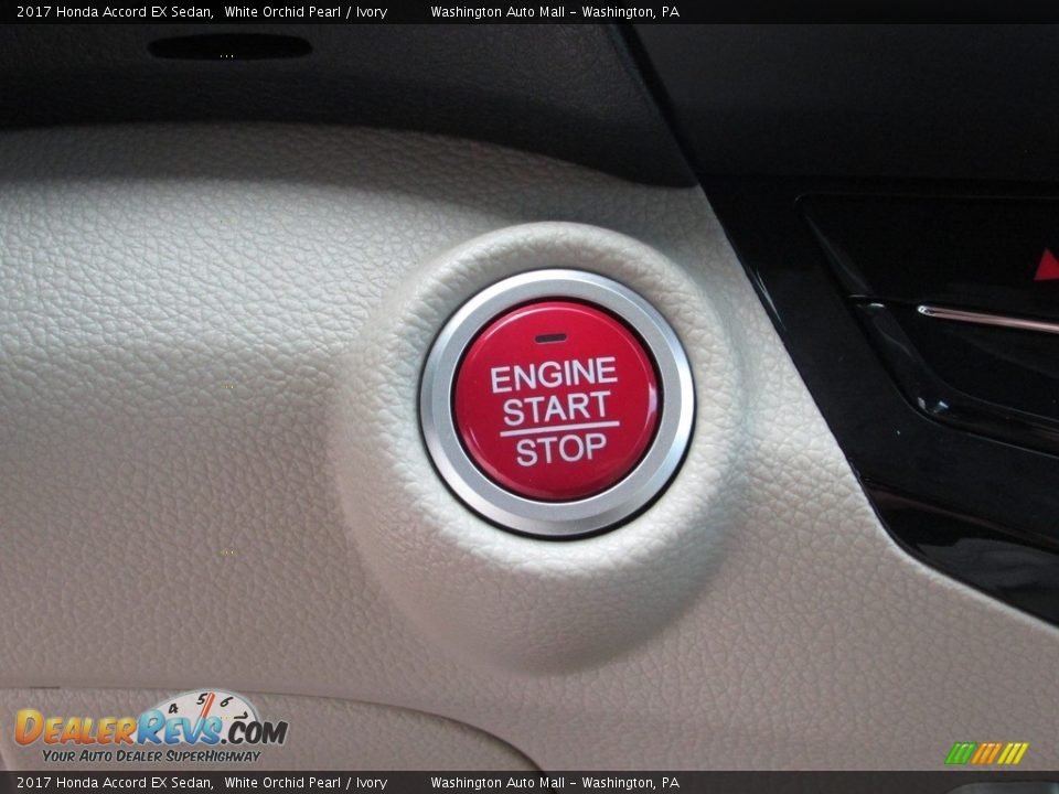 2017 Honda Accord EX Sedan White Orchid Pearl / Ivory Photo #24