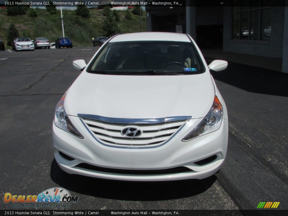 2013 Hyundai Sonata GLS Shimmering White / Camel Photo #3