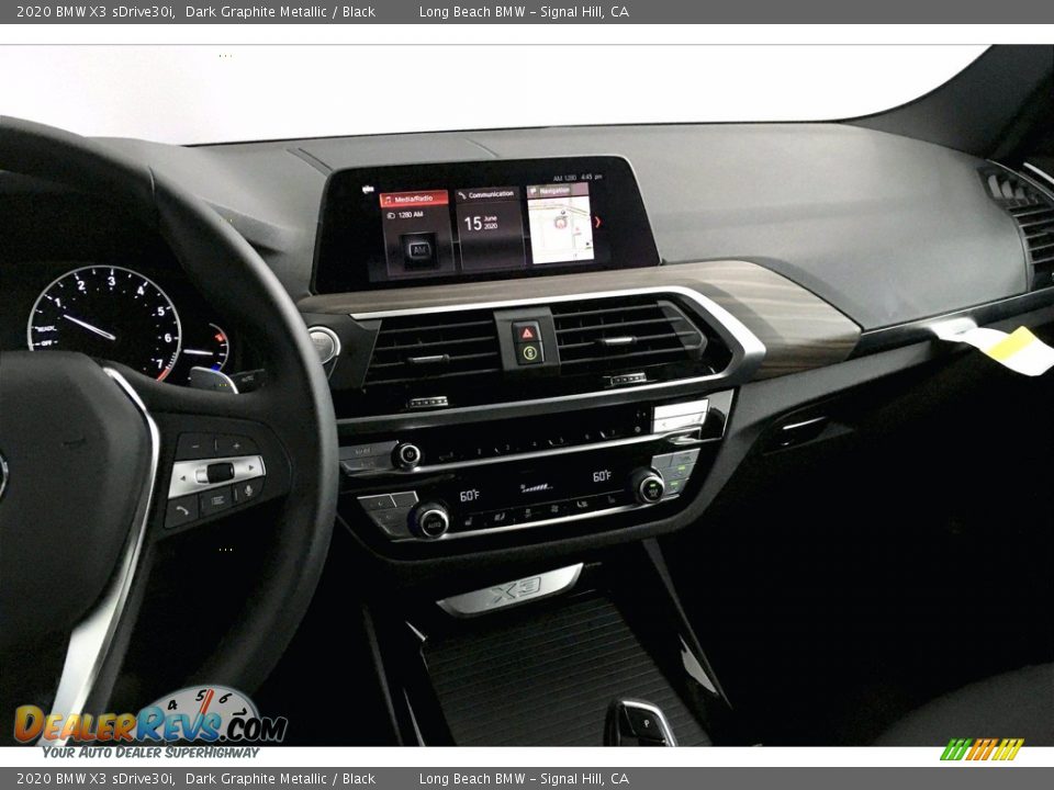 2020 BMW X3 sDrive30i Dark Graphite Metallic / Black Photo #5