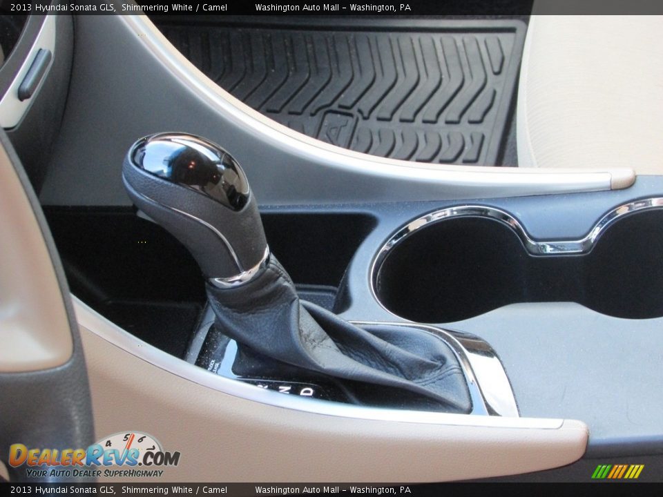 2013 Hyundai Sonata GLS Shimmering White / Camel Photo #12
