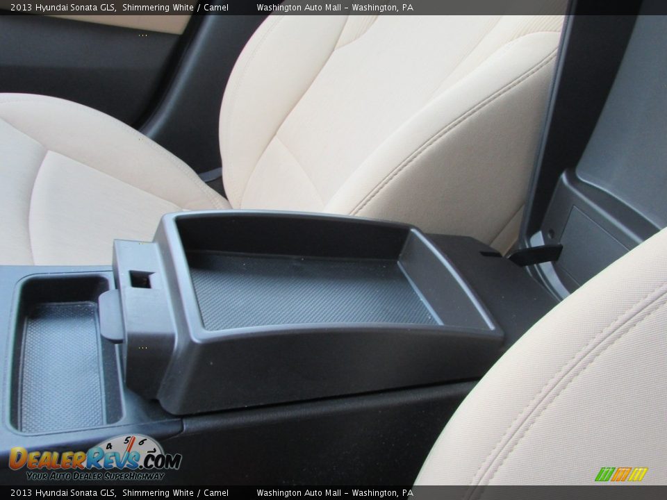 2013 Hyundai Sonata GLS Shimmering White / Camel Photo #17