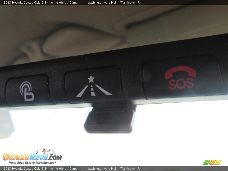 2013 Hyundai Sonata GLS Shimmering White / Camel Photo #18