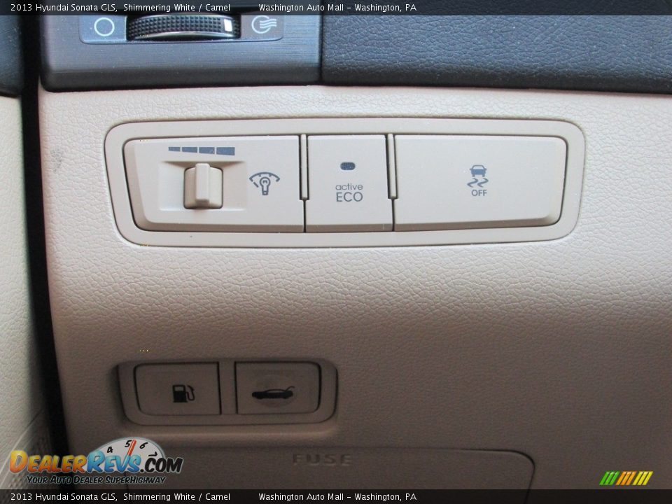 2013 Hyundai Sonata GLS Shimmering White / Camel Photo #20
