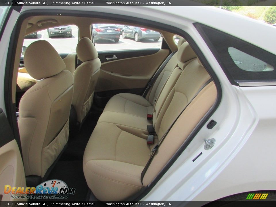 2013 Hyundai Sonata GLS Shimmering White / Camel Photo #22