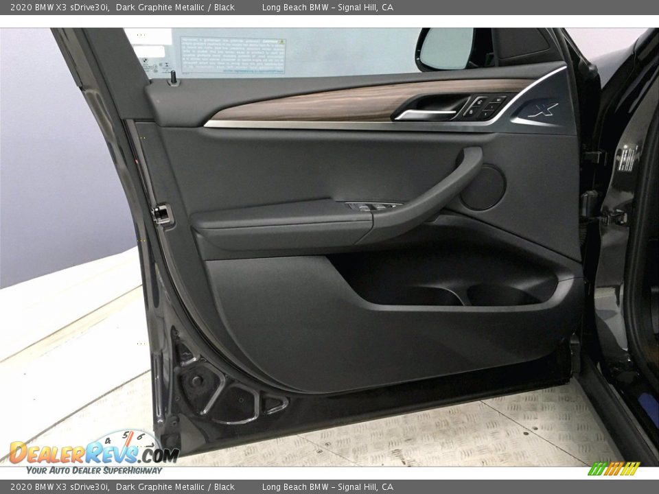 2020 BMW X3 sDrive30i Dark Graphite Metallic / Black Photo #23