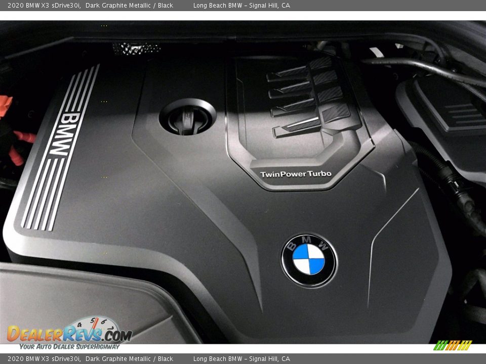 2020 BMW X3 sDrive30i Dark Graphite Metallic / Black Photo #35