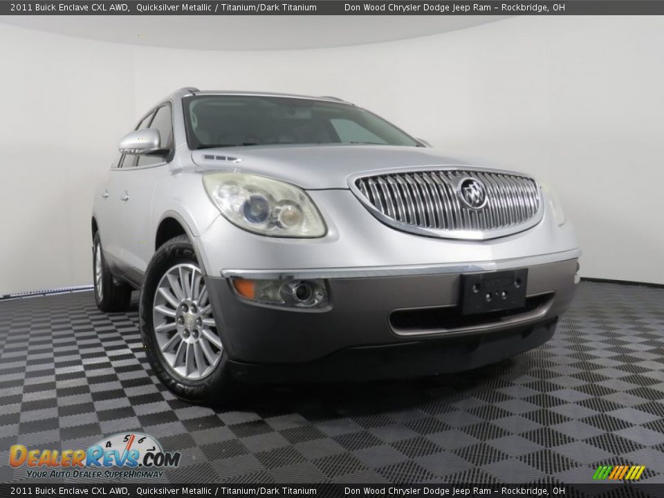 2011 Buick Enclave CXL AWD Quicksilver Metallic / Titanium/Dark Titanium Photo #1