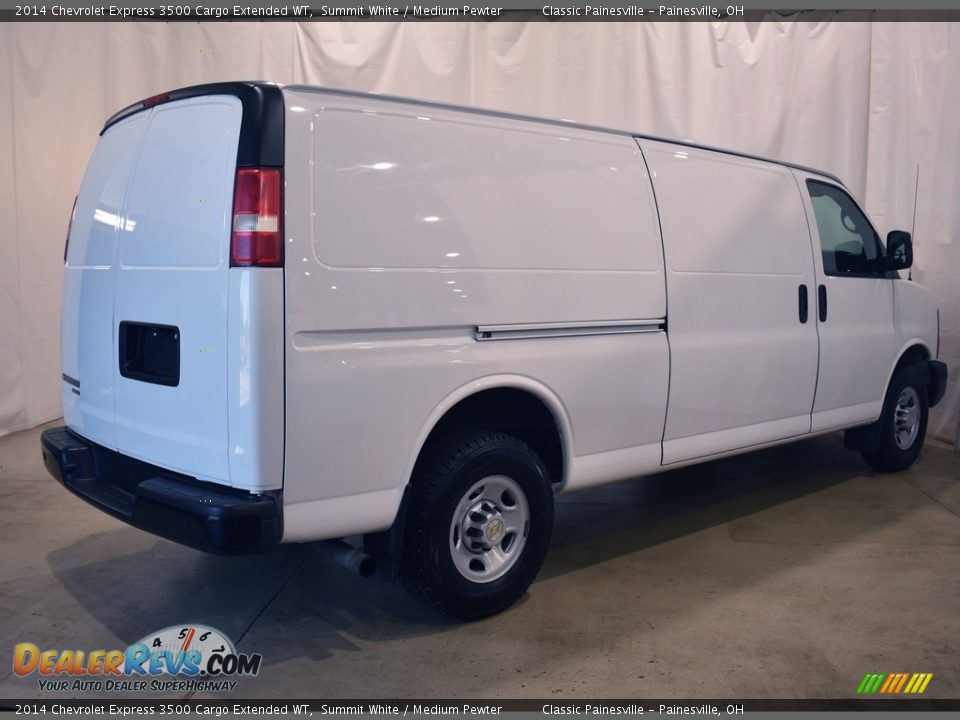 2014 Chevrolet Express 3500 Cargo Extended WT Summit White / Medium Pewter Photo #2