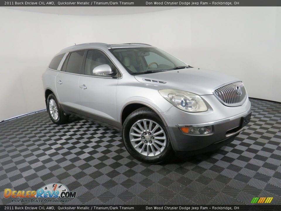 2011 Buick Enclave CXL AWD Quicksilver Metallic / Titanium/Dark Titanium Photo #5
