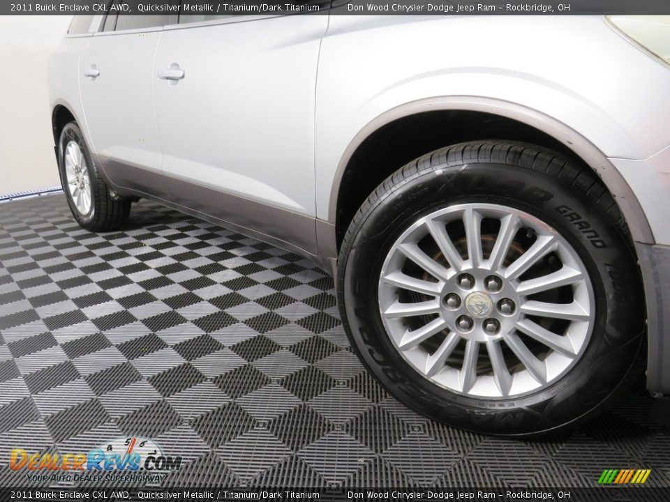 2011 Buick Enclave CXL AWD Quicksilver Metallic / Titanium/Dark Titanium Photo #6