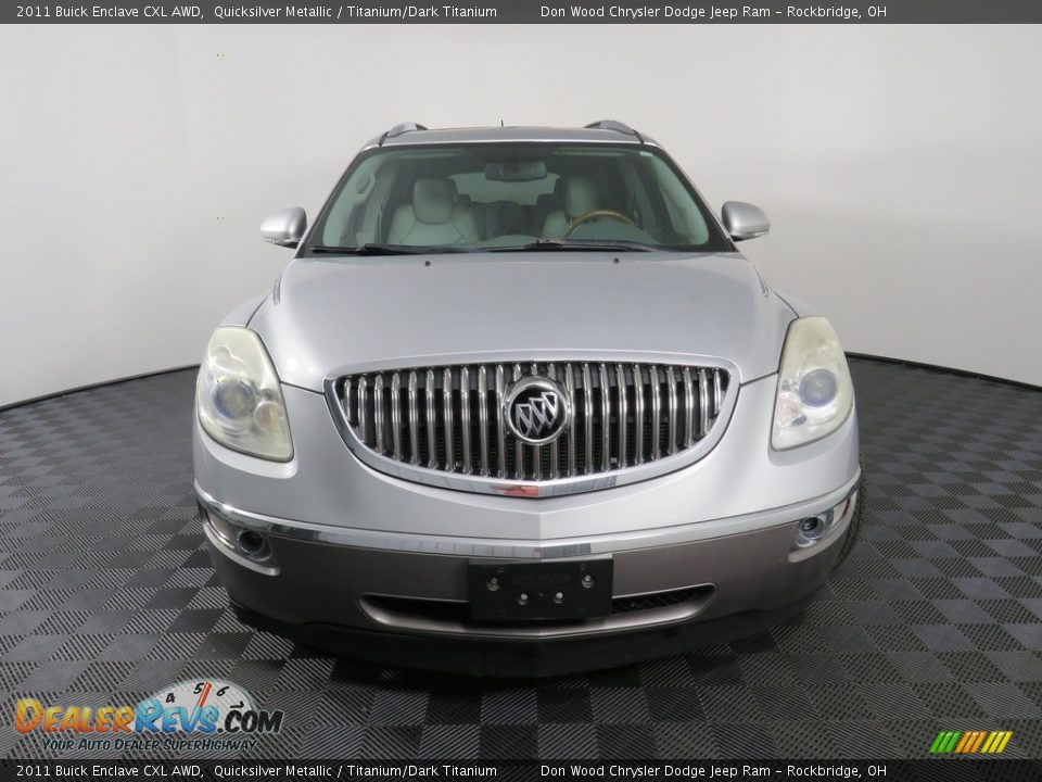 2011 Buick Enclave CXL AWD Quicksilver Metallic / Titanium/Dark Titanium Photo #7