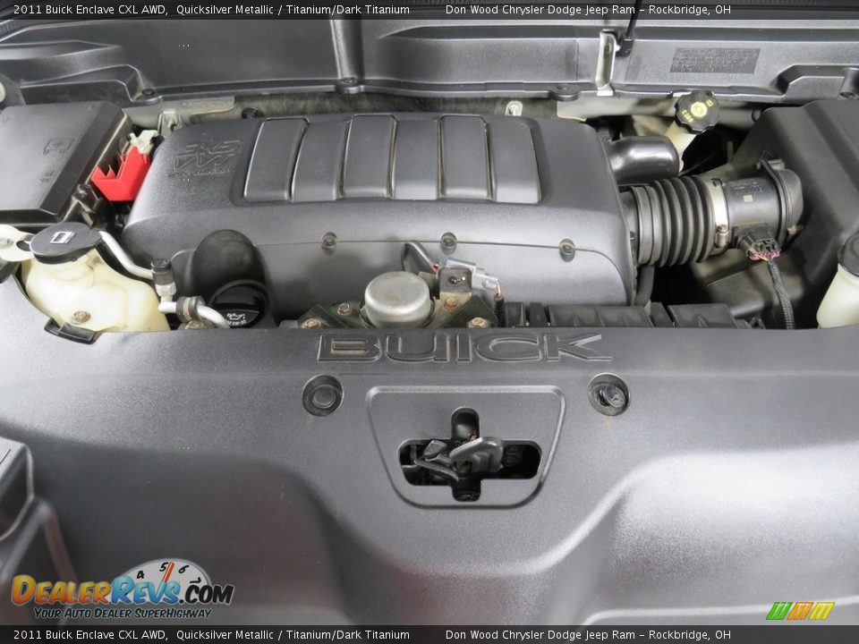 2011 Buick Enclave CXL AWD Quicksilver Metallic / Titanium/Dark Titanium Photo #9