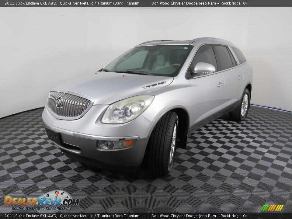 2011 Buick Enclave CXL AWD Quicksilver Metallic / Titanium/Dark Titanium Photo #10