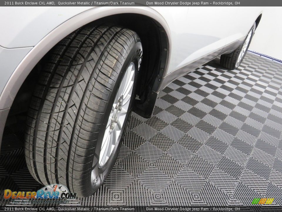 2011 Buick Enclave CXL AWD Quicksilver Metallic / Titanium/Dark Titanium Photo #11