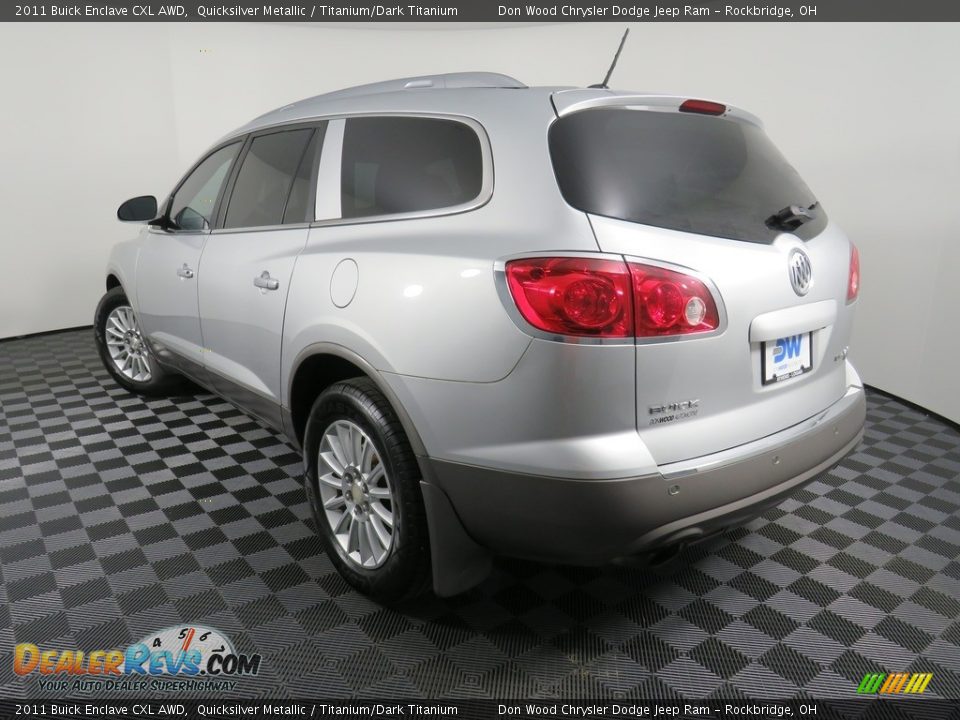 2011 Buick Enclave CXL AWD Quicksilver Metallic / Titanium/Dark Titanium Photo #12