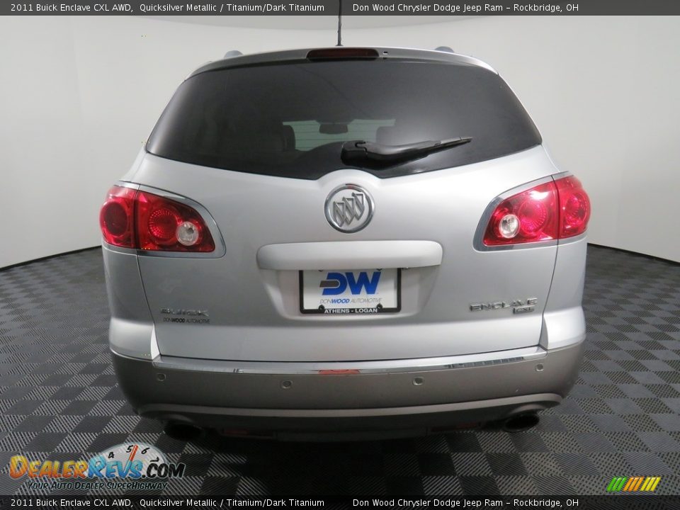 2011 Buick Enclave CXL AWD Quicksilver Metallic / Titanium/Dark Titanium Photo #13
