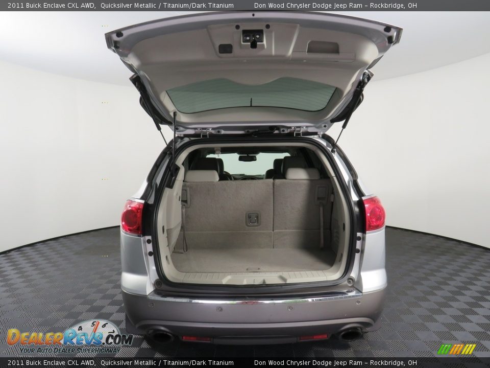 2011 Buick Enclave CXL AWD Quicksilver Metallic / Titanium/Dark Titanium Photo #14