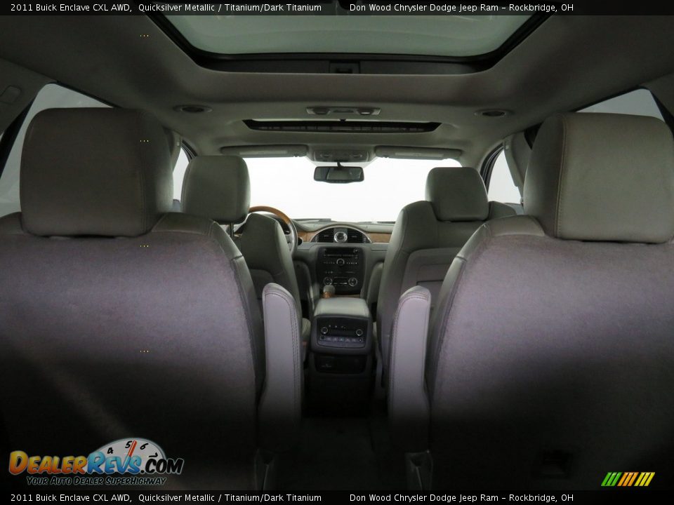 2011 Buick Enclave CXL AWD Quicksilver Metallic / Titanium/Dark Titanium Photo #16