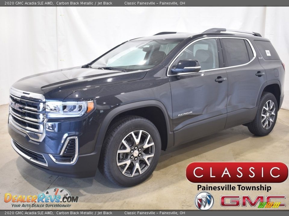 2020 GMC Acadia SLE AWD Carbon Black Metallic / Jet Black Photo #1