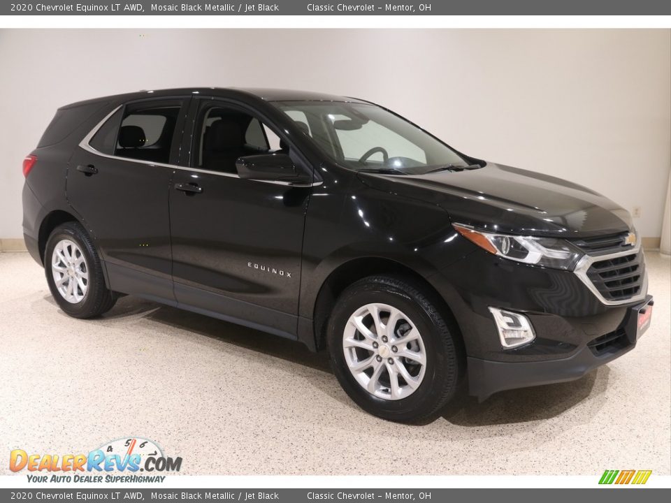 2020 Chevrolet Equinox LT AWD Mosaic Black Metallic / Jet Black Photo #1