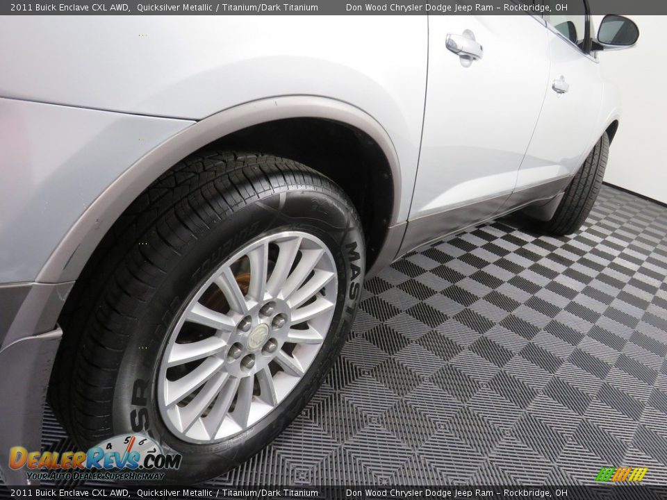 2011 Buick Enclave CXL AWD Quicksilver Metallic / Titanium/Dark Titanium Photo #19