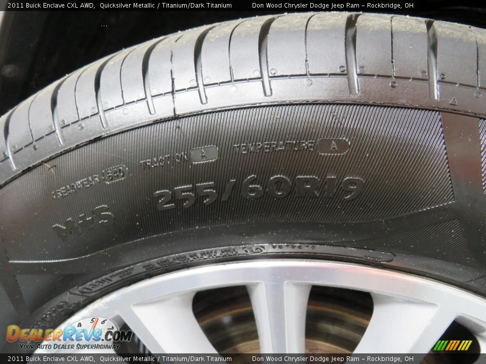 2011 Buick Enclave CXL AWD Quicksilver Metallic / Titanium/Dark Titanium Photo #20