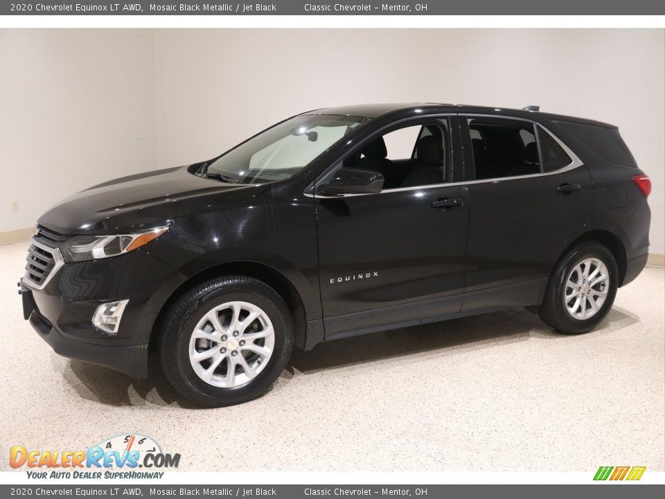 2020 Chevrolet Equinox LT AWD Mosaic Black Metallic / Jet Black Photo #3