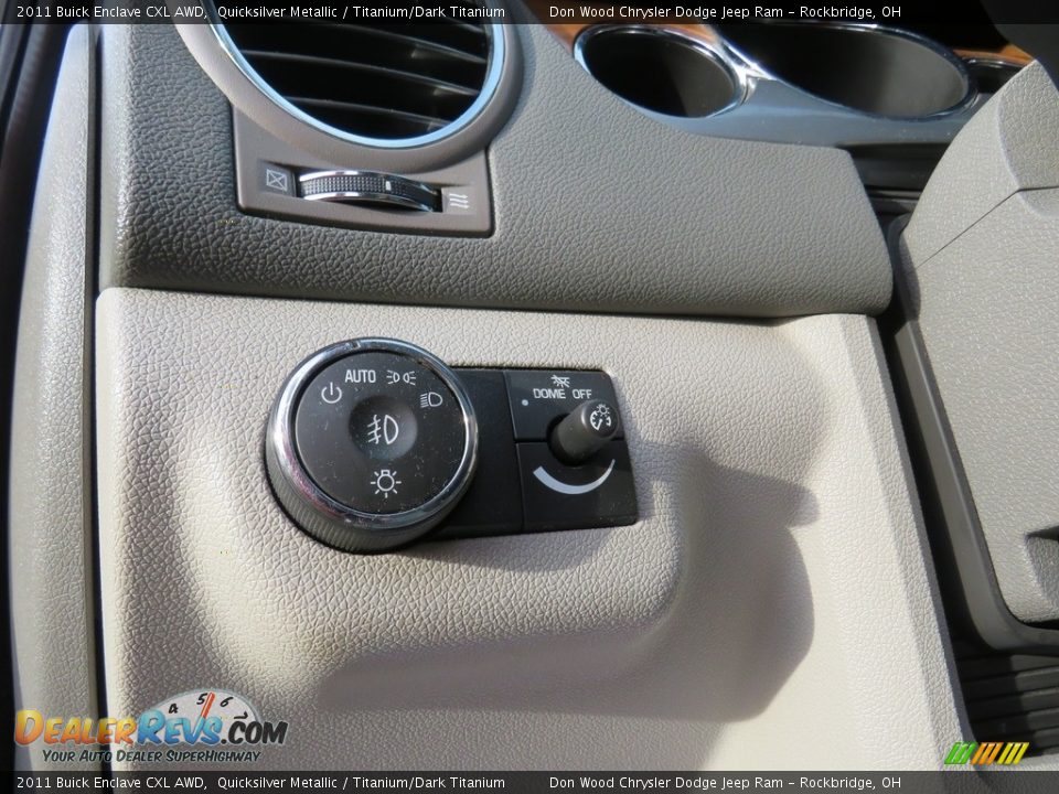 2011 Buick Enclave CXL AWD Quicksilver Metallic / Titanium/Dark Titanium Photo #22