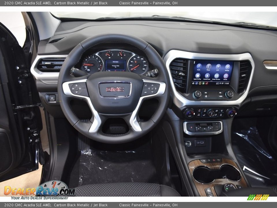 2020 GMC Acadia SLE AWD Carbon Black Metallic / Jet Black Photo #8