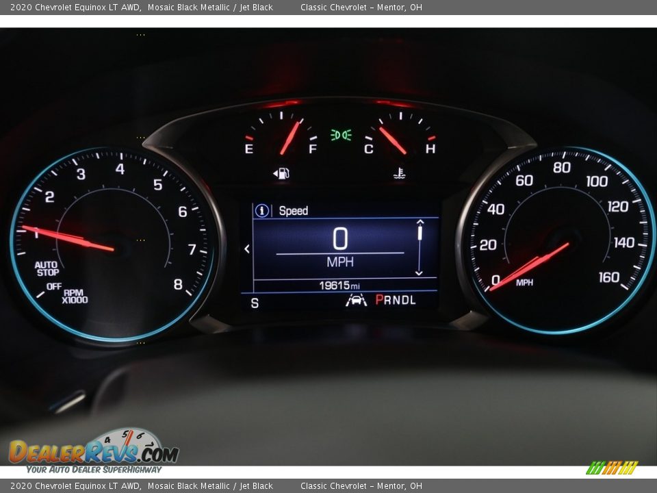 2020 Chevrolet Equinox LT AWD Mosaic Black Metallic / Jet Black Photo #7
