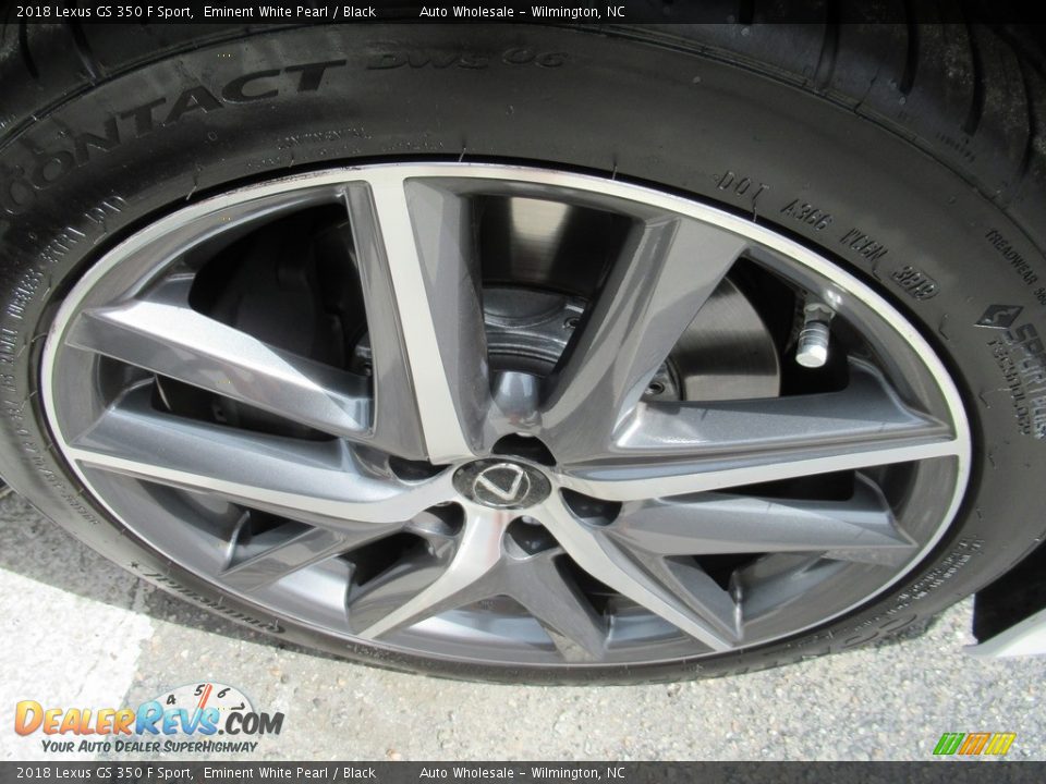 2018 Lexus GS 350 F Sport Eminent White Pearl / Black Photo #7