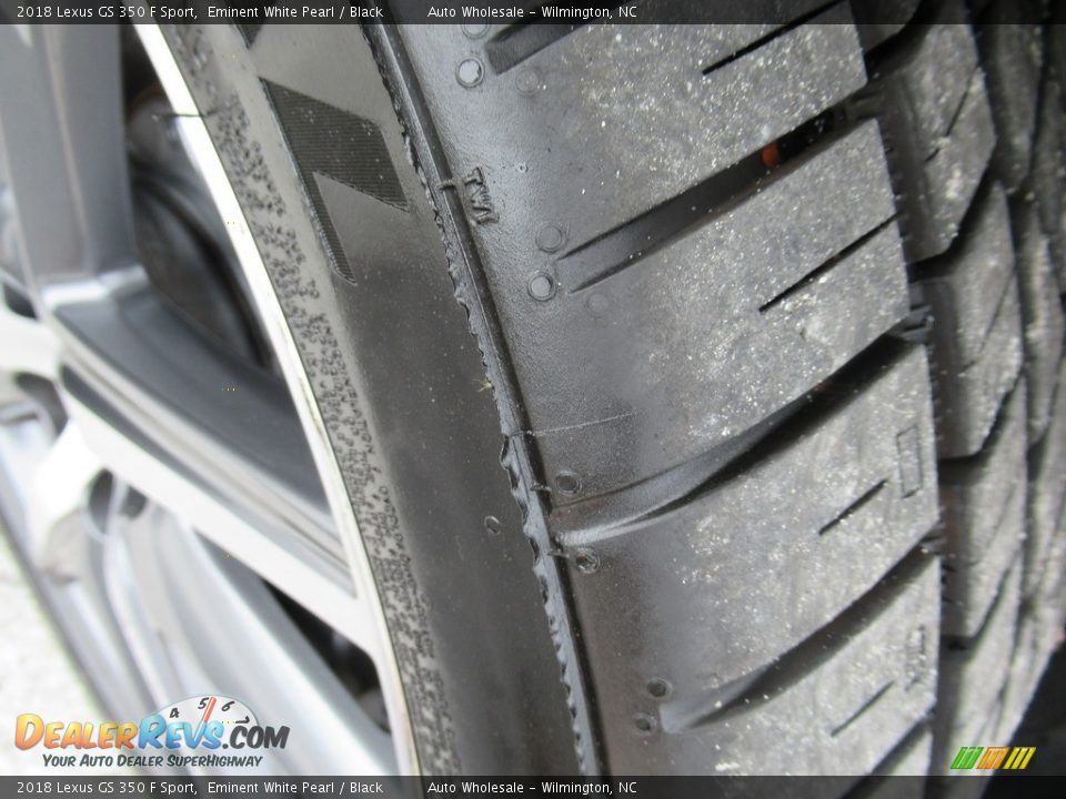 2018 Lexus GS 350 F Sport Eminent White Pearl / Black Photo #8