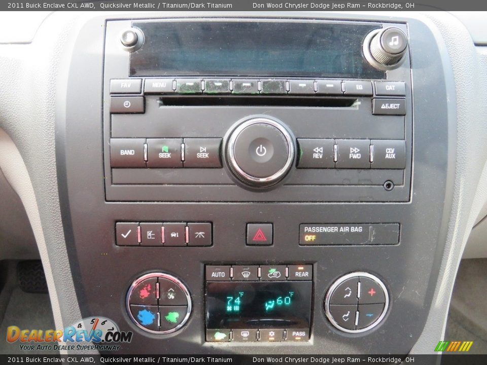2011 Buick Enclave CXL AWD Quicksilver Metallic / Titanium/Dark Titanium Photo #29