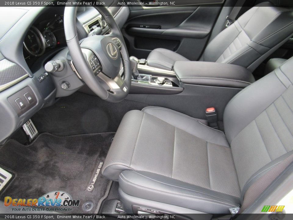Black Interior - 2018 Lexus GS 350 F Sport Photo #10