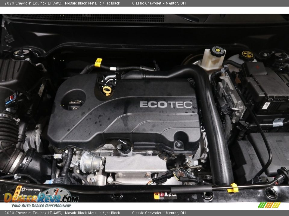 2020 Chevrolet Equinox LT AWD Mosaic Black Metallic / Jet Black Photo #16