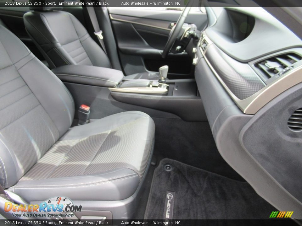 2018 Lexus GS 350 F Sport Eminent White Pearl / Black Photo #13