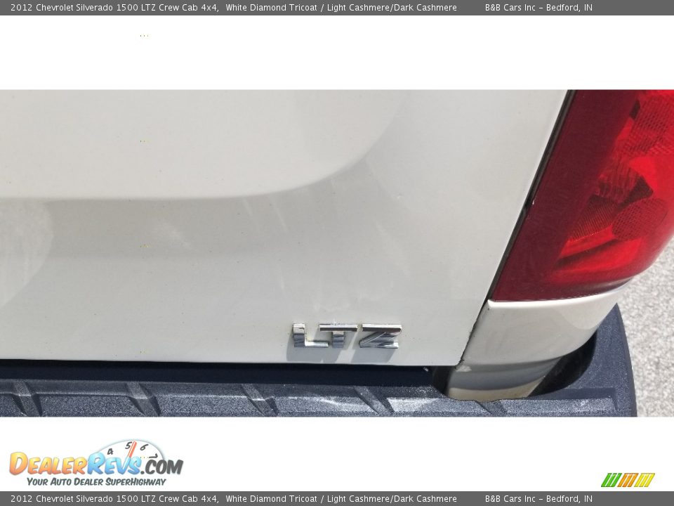 2012 Chevrolet Silverado 1500 LTZ Crew Cab 4x4 White Diamond Tricoat / Light Cashmere/Dark Cashmere Photo #9