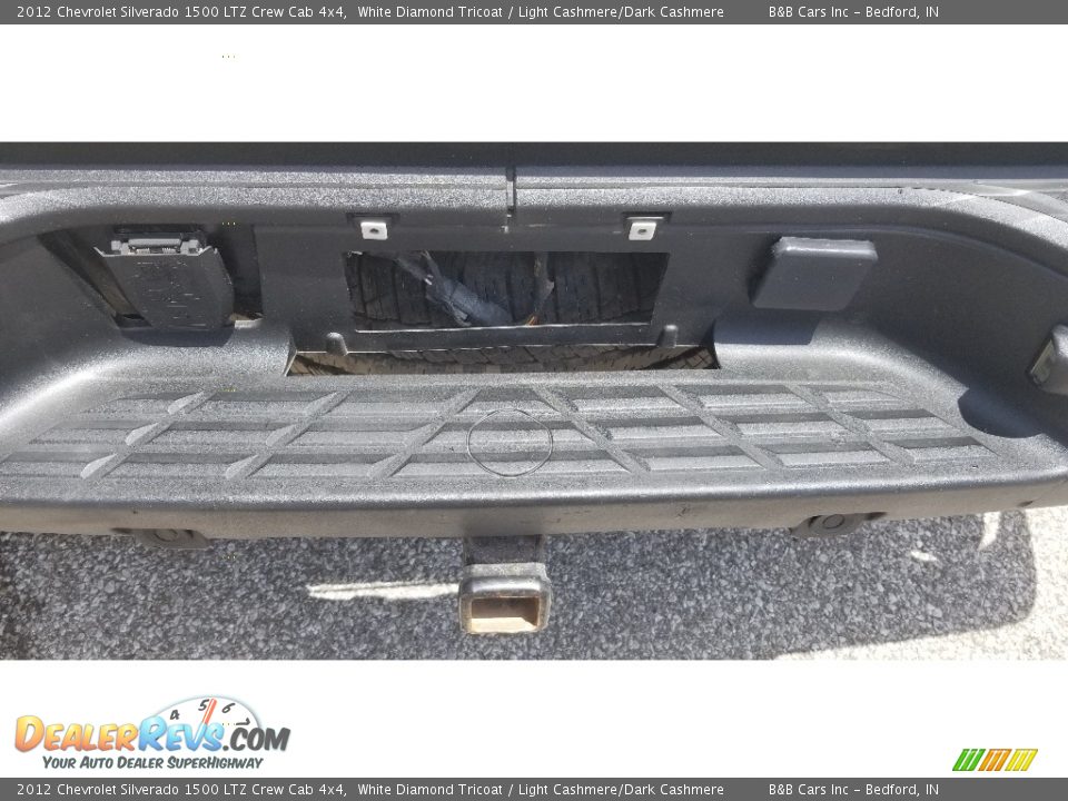 2012 Chevrolet Silverado 1500 LTZ Crew Cab 4x4 White Diamond Tricoat / Light Cashmere/Dark Cashmere Photo #10