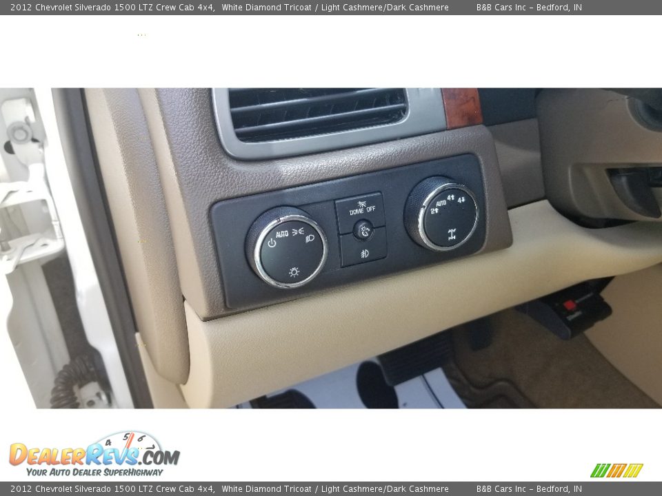 2012 Chevrolet Silverado 1500 LTZ Crew Cab 4x4 White Diamond Tricoat / Light Cashmere/Dark Cashmere Photo #14
