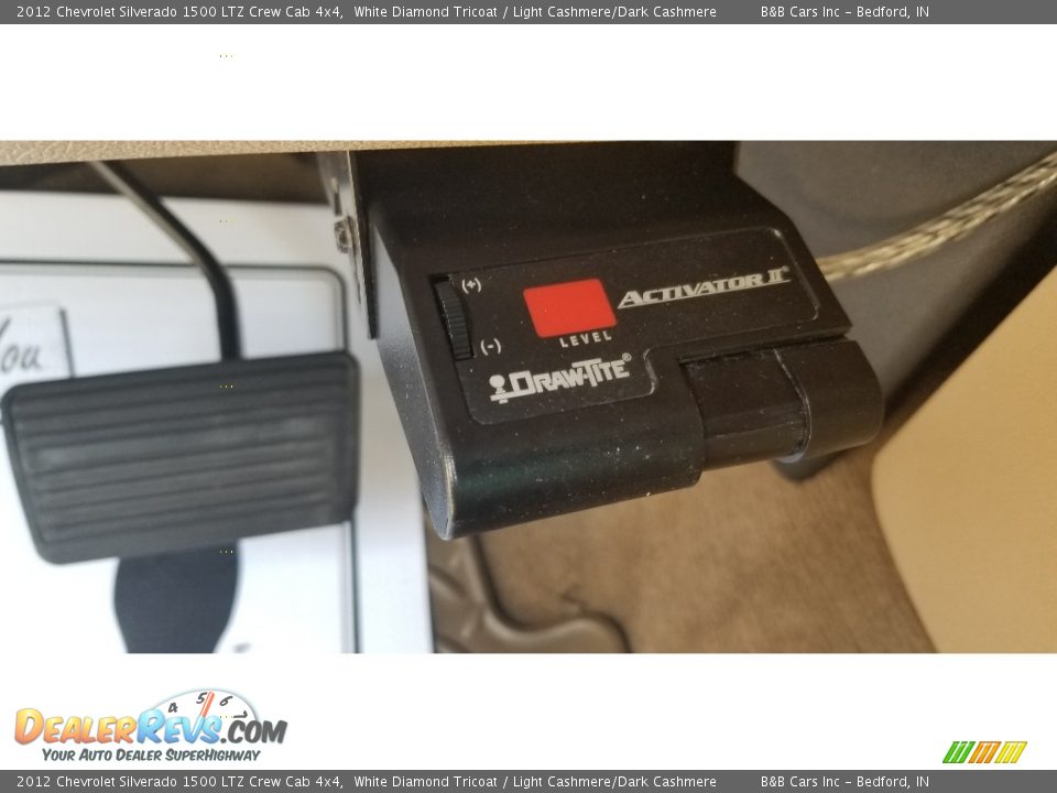 2012 Chevrolet Silverado 1500 LTZ Crew Cab 4x4 White Diamond Tricoat / Light Cashmere/Dark Cashmere Photo #16