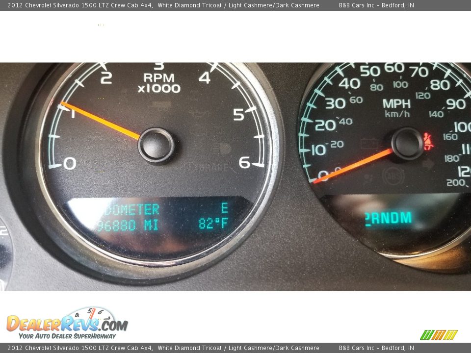 2012 Chevrolet Silverado 1500 LTZ Crew Cab 4x4 White Diamond Tricoat / Light Cashmere/Dark Cashmere Photo #17