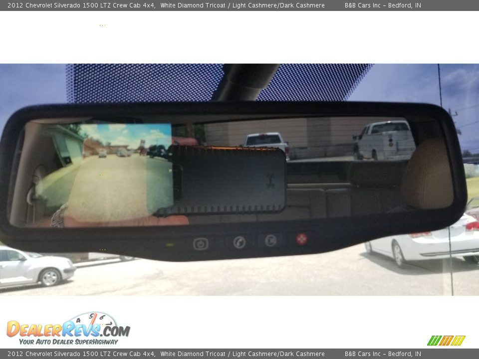 2012 Chevrolet Silverado 1500 LTZ Crew Cab 4x4 White Diamond Tricoat / Light Cashmere/Dark Cashmere Photo #18