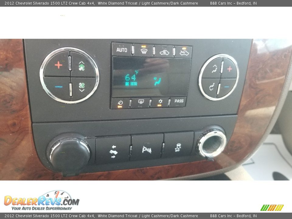2012 Chevrolet Silverado 1500 LTZ Crew Cab 4x4 White Diamond Tricoat / Light Cashmere/Dark Cashmere Photo #19