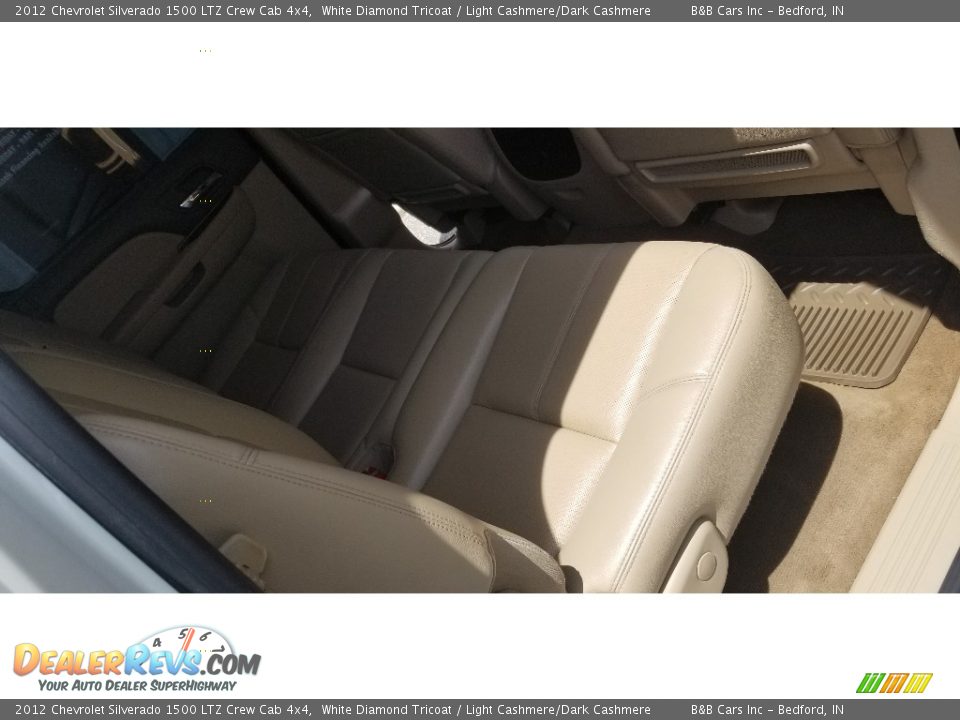 2012 Chevrolet Silverado 1500 LTZ Crew Cab 4x4 White Diamond Tricoat / Light Cashmere/Dark Cashmere Photo #21