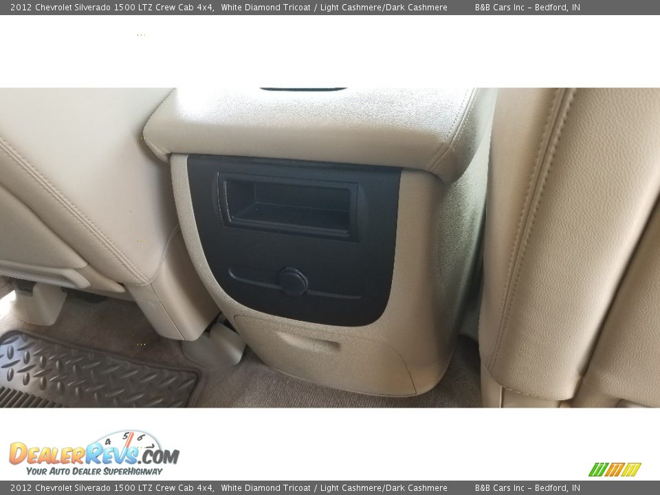 2012 Chevrolet Silverado 1500 LTZ Crew Cab 4x4 White Diamond Tricoat / Light Cashmere/Dark Cashmere Photo #22