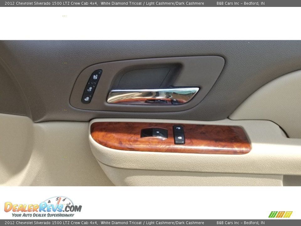 2012 Chevrolet Silverado 1500 LTZ Crew Cab 4x4 White Diamond Tricoat / Light Cashmere/Dark Cashmere Photo #24