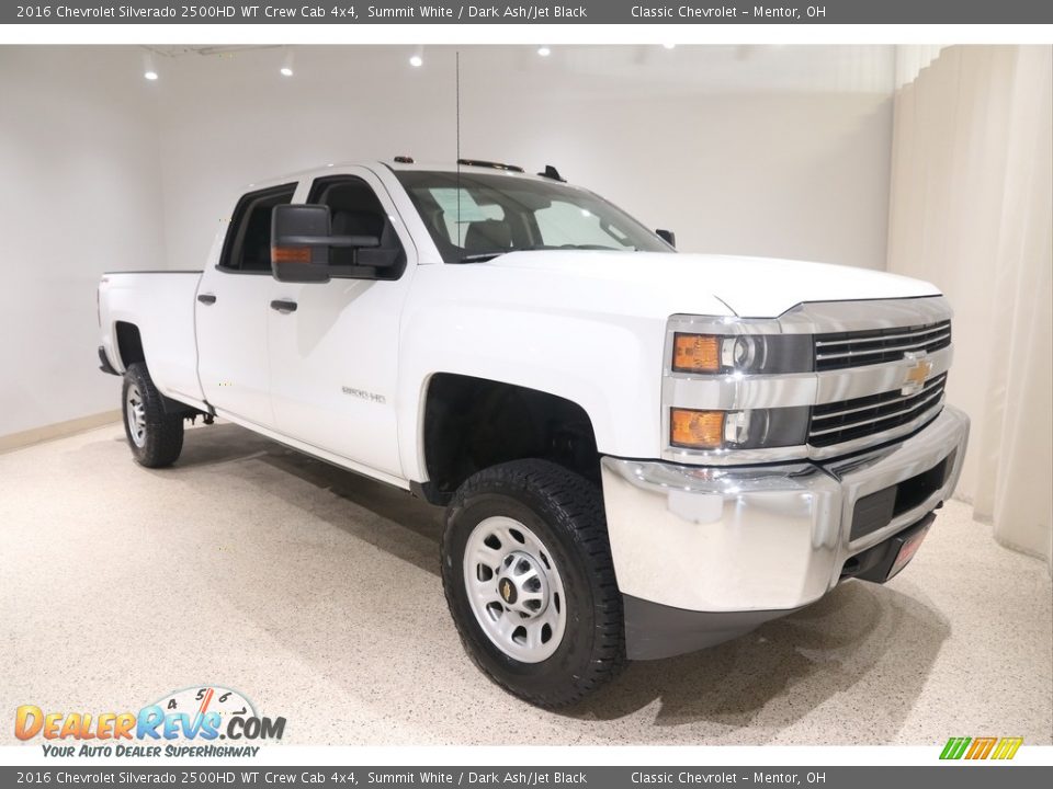 Summit White 2016 Chevrolet Silverado 2500HD WT Crew Cab 4x4 Photo #1